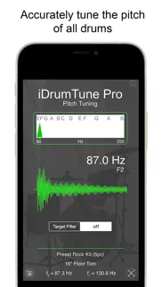 drum tuner - idrumtune pro iphone resimleri 1