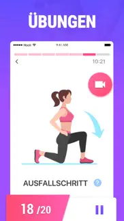 frauen fitness zum abnehmen iphone bildschirmfoto 3