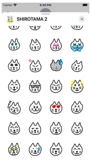 shirotama cat 2 sticker iphone images 3