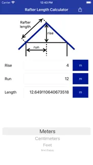 rafter length calculator iphone images 3