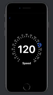 speedometer and coordinate iPhone Captures Décran 2
