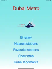 dubai metro - app ipad images 1