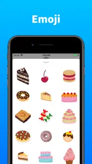 cakes and donut stickers emoji iphone resimleri 2