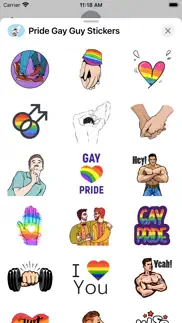 pride gay guy stickers iphone images 2