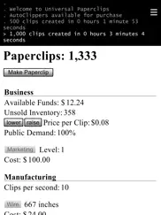 universal paperclips™ iPad Captures Décran 1