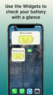 battery level widget iPhone Captures Décran 1