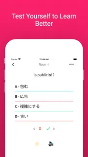 apprendre des mots japonais iPhone Captures Décran 4
