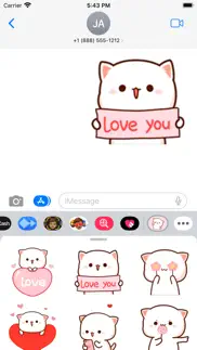 cute mochi sticker - wasticker iphone images 1