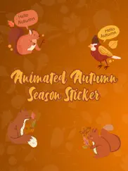 animated autumn season sticker ipad images 1