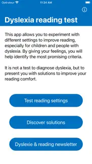 dyslexia speed reading test iq iphone capturas de pantalla 1