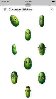 cucumber stickers iphone resimleri 1
