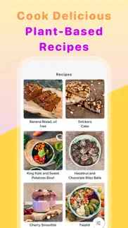 healthy vegan food recipes app iPhone Captures Décran 2