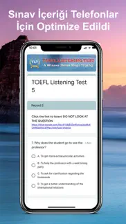 toefl listening test pro iphone resimleri 4