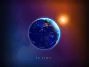 3d Земля и луна, солнце звезды айпад изображения 1