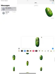 cucumber stickers ipad resimleri 4