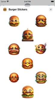 burger stickers iphone images 1