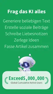 chat gbt deutsch - ai chat bot iphone bildschirmfoto 1