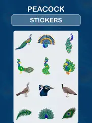 peacock stickers ipad images 3