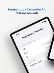 fast temperature converter pro ipad resimleri 1