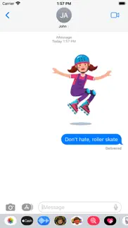 roller skating stickers iphone capturas de pantalla 4