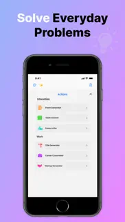 clarity ai - chat, ask, answer iphone images 3