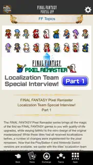 final fantasy portal app iPhone Captures Décran 2