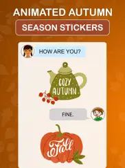 animated autumn season sticker ipad images 3