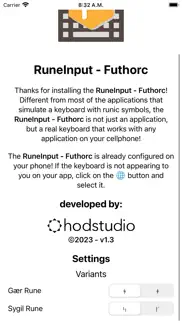 runeinput - futhorc iPhone Captures Décran 3