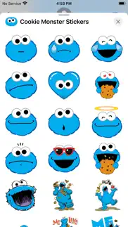 cookie monster stickers iphone images 2