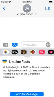 ukraine facts for imessage iphone resimleri 1