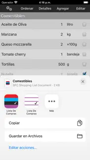 shoppers lists iphone capturas de pantalla 3