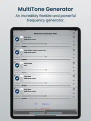 multitone generator pro iPad Captures Décran 1