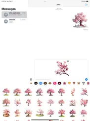 cherry blossom stickers ipad resimleri 2