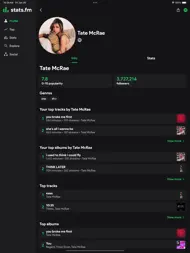 Stats.fm for Spotify Music App ipad bilder 3
