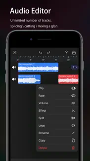 audio editor - music editor iPhone Captures Décran 1