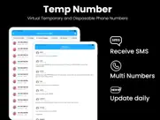temp text - disposable number ipad resimleri 1