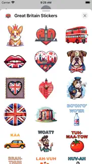 great britain stickers iphone resimleri 1