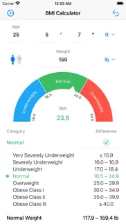 bmi calculator – weight loss iphone images 1