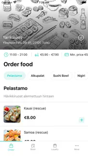 yami sushi iPhone Captures Décran 2