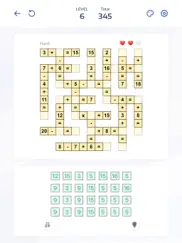 math puzzle games - cross math ipad images 1