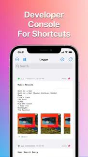 logger for shortcuts iPhone Captures Décran 1