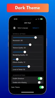 gfx tool pro iphone capturas de pantalla 3