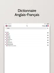 dictionnaire anglais-français iPad Captures Décran 3