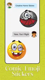 comic emoji stickers pack iphone images 2
