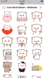 cute mochi sticker - wasticker iphone images 2