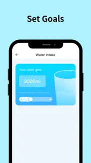 water reminder-tracker iPhone Captures Décran 1