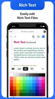text editor iphone capturas de pantalla 3