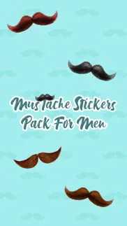 mustache stickers pack for men iphone images 1