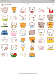 cat cute - fc sticker ipad images 1