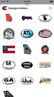 georgia emoji - usa stickers iphone resimleri 3